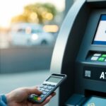 Uma pessoa em um caixa eletrônico recebe uma mensagem de erro (erro genérico 224) do banco Bradesco.