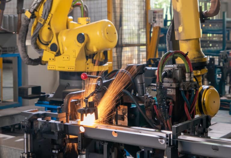 proteções sanfonadas em máquinas industriais