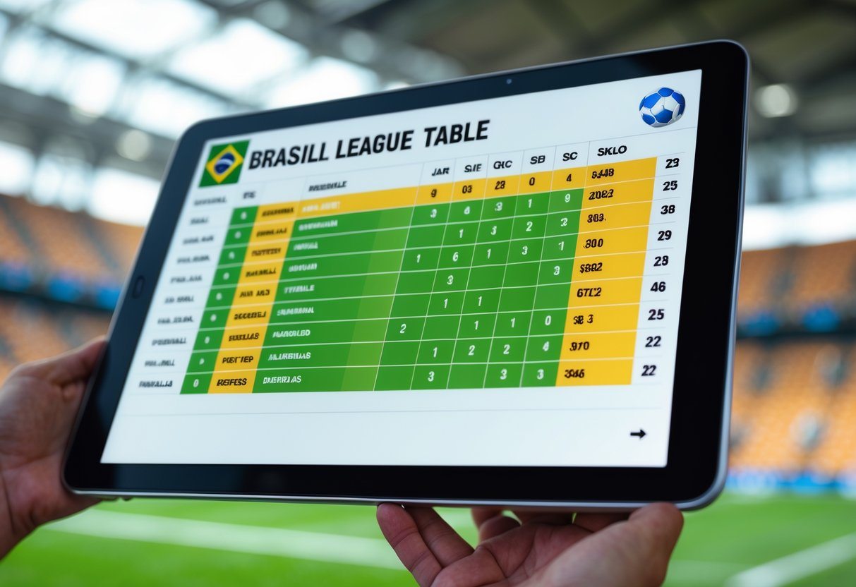 O que significa SG na tabela do Brasileirão? Entenda Saldo de Gols