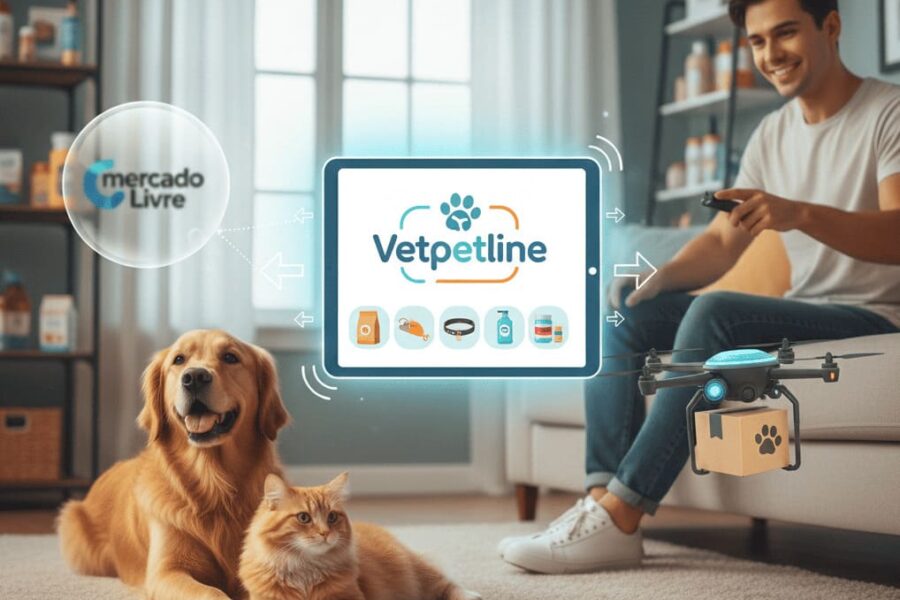 Marca que lidera o mercado pet no Mercado Livre